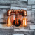 Metal pipe lamp bar restaurant corridor personality decoration wall lamp manufacturers