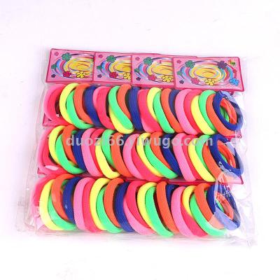 Cross - border exclusively for ins style hot towel ring wholesale large seamless dovetail ring hair rope Korean candy rubber band