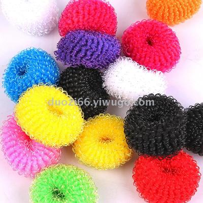 Hand towel ring candy Color hair ring head ornament donut small gift gift 2 yuan store supply