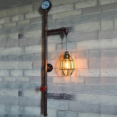 New tieyi lighting Europe retro water pipe lamp personality wall lamp bar net cafe industrial wind decorative lamps