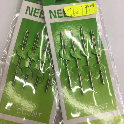 4 green leaf needle card gunny bag - needle needle card all kinds of needle card wholesale sewing needle card