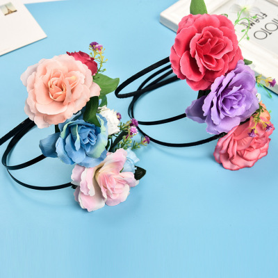 2016 New Fashion Simulation Rattan Garland Bride and Bridesmaid Beach Holiday Spring Outing Head Accessories Wholesale