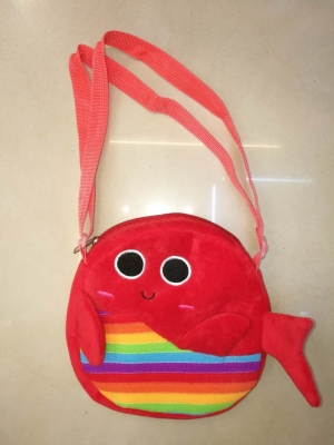 Children's Satchel; Plush Satchel; Cartoon Pattern Satchel; Mobile Phone Bag; Gift Bag; Children's Bags