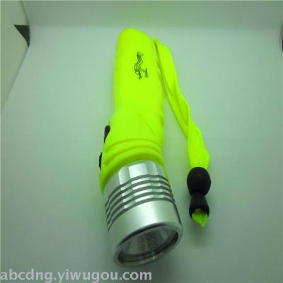 Waterproof flashlight activities presented to manufacturers for direct marketing