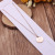 Clover Necklace Female Fashion 18K Rose Gold Taigang Colored Gold Titanium Steel Clavicle Chain Ins Cool Clover Pendant Internet Celebrity