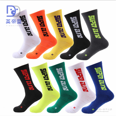 Basketball socks men tube spring and summer sports high tube socks men socks popular logo summer tube cotton trend