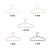 Seamless Clothes Hanger Wardrobe Household Plastic Adult Multi-Function Non-Slip Strap Clothes Hanging White Hanger Wet and Dry Dual-Use