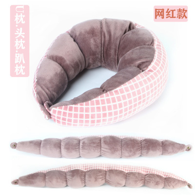 Yl092u Pillow Travel Neck Pillow Cervical Spine Aircraft U-Shaped Neck Car U Pillow Adult Nap Student Pillow