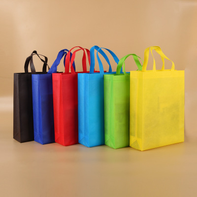Non-woven three-dimensional bag environmental protection non-woven handbag custom coated non-woven gift shopping bag custom