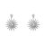 Women's Korean-Style S925 Silver Micro-Inlaid Diamond Sunflower Earrings Simple Graceful Internet-Famous Versatile Earrings Ear Stud Earring