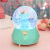 Creative lucky bear crystal ball snowflake sky city music simple Nordic home accessories