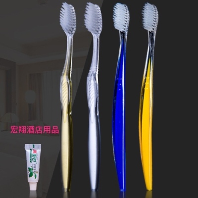 Hotel hotel special disposable soft toothbrush adult household hospitality toothbrush toothpaste 2 in 1 set wholesale