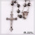Manufacturers direct Rosary Rosary Rosary gun plated black rose necklace