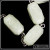 Natural tallow grade white jade Afghan white jade cross huge pendant jade pendant Jesus pendant jade pendant necklace
