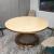 Hotel restaurant light luxury marble table seafood restaurant stainless steel marble table Nordic modern round table