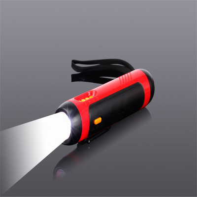 502 outdoor travel manual FM radio flashlight strong lighting LED emergency flashlight with charger