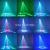 New LED pattern moon lantern stage lamp wedding decoration performance equipment bar KTV laser small airship