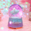 Creative angel little elephant crystal ball with lights music box bottom luminous creative fashion cartoon personality