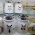 Creative ceramic panda mug with cover 3d simple household mirror cup cup water cup female student Korean version