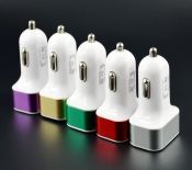 Usb port metal car charger car universal charger car charger