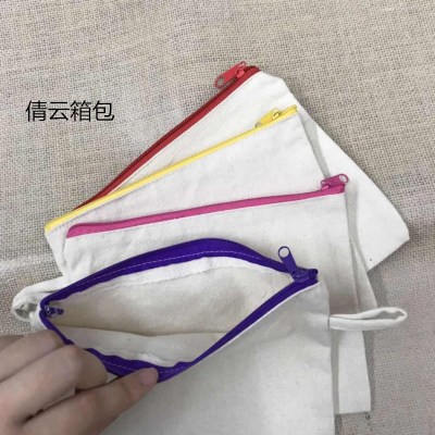 Multi-color children's pencil bag DIY puzzle canvas thickened student coloring supplies
