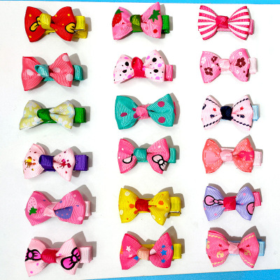 Children hair clip baby duckling clip Children hair clip ornaments, lovely Children bow hair clip wholesale