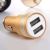 The Safety hammer car charger full 2A car charger dual USB car charger aluminum alloy car charger