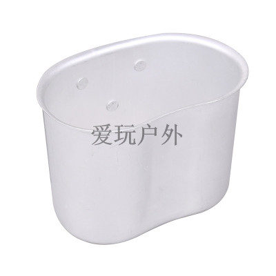 Mountaineering and camping hanging aluminum lunch box cup single soldier outdoor survival tactical equipment