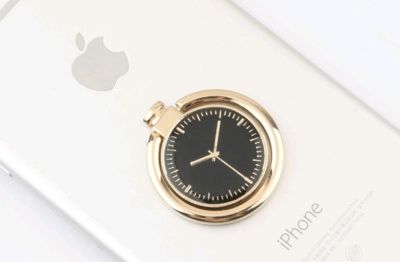 Watch - shaped full metal phone ring holder