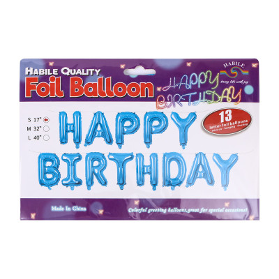 Birthday Party Letters for Decoration Balloon Birthday Party Layout Supplies