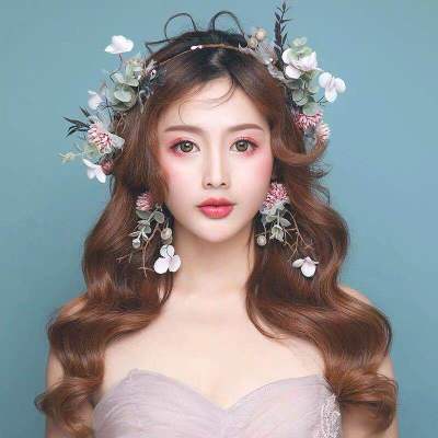 2019 senmi handmade hair accessories wedding tiara fruit earrings set assembly accessories