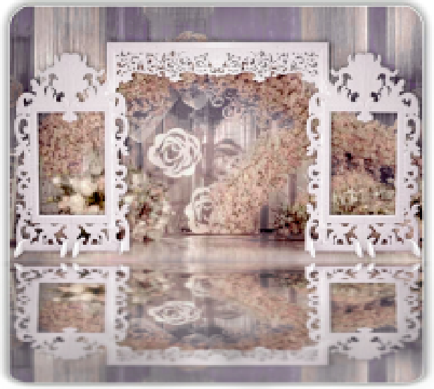 安妮婚庆 婚庆道具 夏花背景墙 婚庆酒店装饰