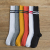 Shin socks high tube socks women's fashion ins tube socks web celebrity and knee socks thin golf socks Korean version