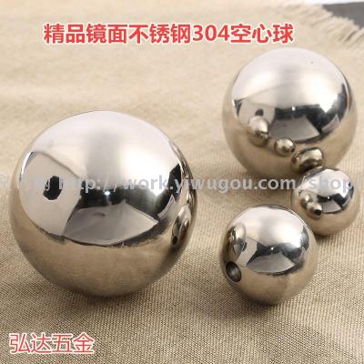 Stainless steel 304 hollow ball fine mirror hollow steel bal stainless steel ball garden guardrail technology round ball