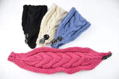 Knitted Wool Hair Band Mori Girl Sweet and Simple Autumn and Winter Trendy Wide Brim Hair Band Headband Hair Accessories