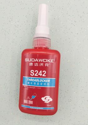Speed walker manufacturers direct selling anaerobic adhesive lock sealant S242 blue 50ML medium strength screw adhesive