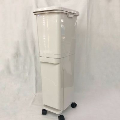Double-Layer Trash Can Garbage Classification Dry Wet Separation Trash Can Kitchen Household Stickers