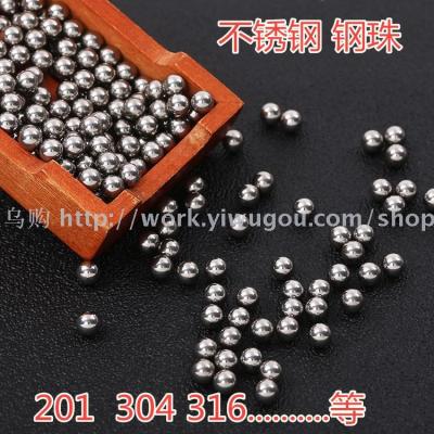 Stainless steel 304 solid 0.5mm-100mm environmental protection anti - corrosion jewelry steel ball makeup beads