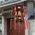 Palace Lantern in Chinese Antique Style Solid Wood Hexagonal Sheepskin Red Hanging Lantern Outdoor Balcony Chandelier Cage