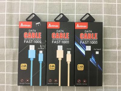 Antmax 2.4a quick charge data cable
