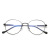 Vintage Glasses Rim Male Metal Blue Ray Radiation Plain Glasses Female Kick-off Optical with Myopic Glasses Option round Frame Glasses Frame