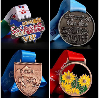 Customized Metal Medal Zinc Alloy Sports Medal Paint Hollow Medal Customized Marathon Competition Award