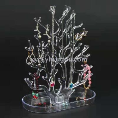 Coral household first jewelry collection rack ring necklace earrings shelf display rack ornaments