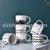 Wavy striped ceramic mug simple fresh water mug retro style Nordic custom gift mug