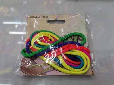DIY Rainbow Rope Toy Finger Rope Flip Rope Toy 3mm/1.6 M