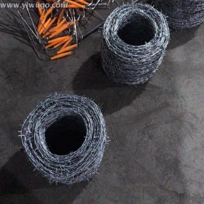 Manufacturer Barbed Wire Double Wire Twist High Quality Low Carbon Steel Wire Galvanized Tribulus Terrestris Anti-Climbing Anti-Theft Belt Barbed Wire