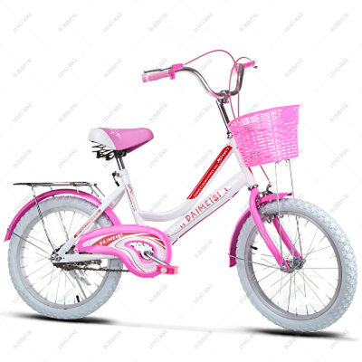 Snow White children's leho bike with back seat aluminum wheel with cart basket