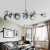 Post-Modern Simple Elegant Home Dining-Room Lamp Personalized Creative Bedroom Chandelier Nordic Lamps Living Room Molecular Lamp