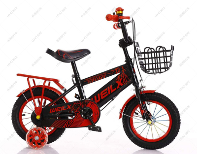 CY044 leho bike iron wheel with cart basket with backseat assist wheel with lamp