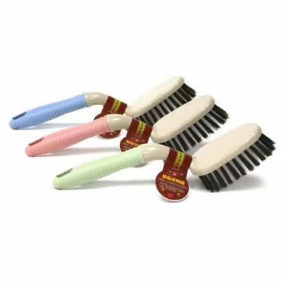 Household clothing cleaning brush long handle bristle shoe brush kitchen brush pot washing stove multi-function